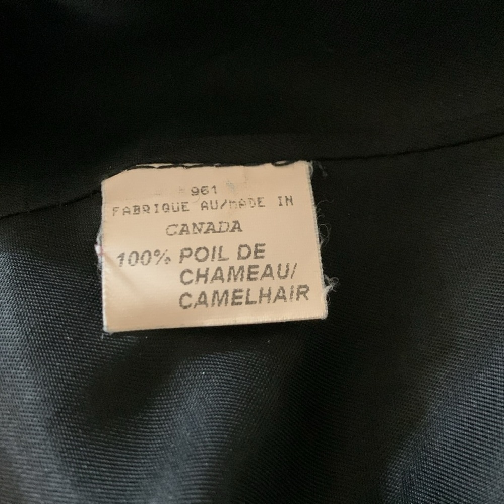 SFI femme for Nordstrom black camel hair oversized blazer size 10 - Picture 8 of 8